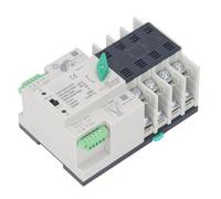 KIMISS Commutateur de Transfert Automatique de Puissance Double 4P ATS pour une Alimentation électrique Fiable-commutateur AC220V pour Systèmes de Secours d'urgence (100A)