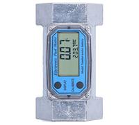 KIMISS Compteur de Numérique de 2 Pouces pour l'eau, le Pétrole, le Gaz - Compteur de Carburant électronique Précis avec écran LCD, Prend en Charge Plusieurs Unités de Mesure