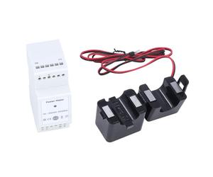 KIMISS Compteur de Puissance WiFi et Moniteur d'énergie avec 2 Pinces CT 500A pour la Gestion de l'énergie Domestique - Dispositif de KWh pour l'application Life