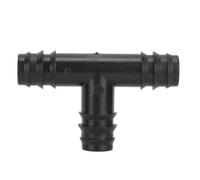 KIMISS Connecteur de Couplage de Tuyaux Swing pour Le Système d'irrigation du Jardin, Ajustement de Couplage barbelé de 16 Mm, Accessoires d'arrosage Faciles à Utiliser (Té 16mm 50PCS)