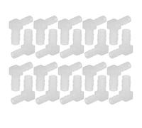 KIMISS Connecteur de Tuyau coudé d'Aquarium-raccords de Pompe à Air à 90 ° pour Aquarium, Adaptateur en Plastique Durable 20 Pièces