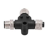 KIMISS Connecteur en T NMEA 2000, Filetage M12 5 Broches, pour Réseau Marin