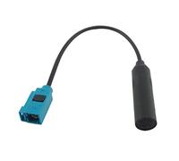 KIMISS Connecteur Fakra Adaptateur d'antenne d'antenne de Voiture Femelle vers Autoradio DIN pour -Adaptateur Stéréo Universel 'Autoradio de Véhicule (comme montré)