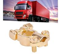 KIMISS Connecteurs de Bornes de Batterie - Laiton Pur 17-18,5 Mm pour Le Camion de Voiture, Pinces de Batterie Négatives Positives Robustes