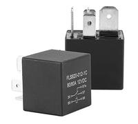 KIMISS Contacteur de Relais Solénoïde de Treuil à 5 broches, 2 Pièces, 12V 80A, Universel, adapté pour ATV, UTV, Camion, Bateau, Van