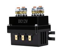 KIMISS Contacteur de Treuil ATV, Relais Solénoïde de Treuil 12V 250A avec Circuit Anti Interférence et 6 Capuchons de Protection for Treuils ATV UTV 4x4 SUV Remorque