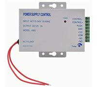 KIMISS Contrôleur d'alimentation avancé pour Système de Contrôle d'accès de Porte avec Fonctionnalités Multifonctionnelles, Entrée AC110 V-240 V, Sortie DC 12 V 3 A 30 W,