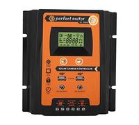 KIMISS 12V / 24V 30A50A MPPT Régulateur de Charge Solaire Panneau Solaire Régulateur de Batterie Double USB LCD Affichage(50A)