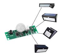 KIMISS Contrôleur de Circuit imprimé de Lampe Solaire - Module de Capteur à Induction Humaine Infrarouge pour Batteries 3,7 V, Modes Réglables