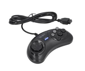 KIMISS Contrôleur de Jeu pour Genesis - Manette de Jeu Ergonomique Plug and Play 9 Broches 16 Bits avec Fonction et Câble Long