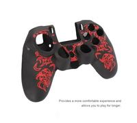 KIMISS Contrôleur Silicone Cover Anti Slip Skin Case 4 Contrôleur Jaune - Jeux Vidéo Accessoires (Noir Rouge)