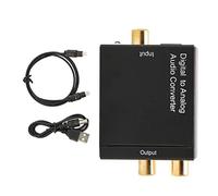 KIMISS Convertisseur Numérique-analogique vers Adaptateur Optique pour Home Cinéma, Convertisseur de Signal Optique-analogique Professionnel pour, HD DVD