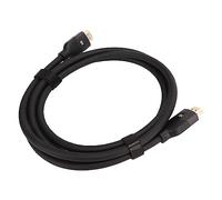 KIMISS Convient au Câble d'affichage Noir 2.1, Cordon en PVC, Prend en Charge 4K 2160P et 8K | Câble Vidéo HD Haute Vitesse pour Moniteur, TV, Console de Jeu, PC, Ordinateur Portable (2m)