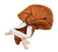 KIMISS Costume de Chien, Manteau à Capuche pour Chiot en Polaire Douce, Coupe Ample pour Petits Chiens, Cosplay et (M)