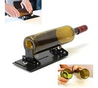 KIMISS Coupe-bouteille en Verre pour l'artisanat de Bricolage, Outil de Coupe de Bouteilles Rondes et Carrées avec Accessoires pour Projets Créatifs 19 Pièces