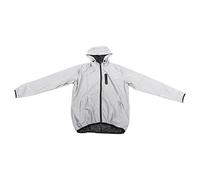 KIMISS Coupe-Vent à Capuche Entièrement Réfléchissant et Résistant à l'eau pour Les Sports de Plein Air - Veste Légère et Respirante pour l'équitation de Nuit, la Course, la Randonnée et Plus