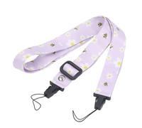 KIMISS Courtette de Sangle de Caméra Réglable 1,2 m: d'épaule à Cou Universelle Polyvalente pour Les Caméras Mini 12, 11, 8, 9 (Marguerite Violette)