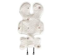 KIMISS Coussin de Siège de Poussette pour bébé Doux - Tête de Siège d'auto de Coton Pur en Coton Pur, Support du Cou et du Corps, Conception Ergonomique pour les Nouveau-nés (lapin)