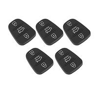 KIMISS Coussinet de Boutons en Caoutchouc pour Porte-clés de Remplacement, pour &, 5 Pièces, 3 Boutons avec Options de Lettres (avec des Lettres)