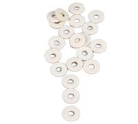 KIMISS Coussinets de Rechange en Feutre pour Valve de Trompette - 20 Feutres élastiques de Réduction du Bruit pour les Performances de la Trompette et l'amélioration de la qualité Sonore