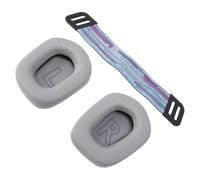 KIMISS Coussinets d'oreille avec Sangles de Bandeau G733 G335, Casque en Maille Respirante, Coussinets à Mémoire de Forme Haute densité, Coussins en Mousse Anti-Bruit, Kit de Remplacement (Gray)