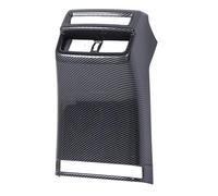 KIMISS Couvercle D'aération de Climatisation Arrière Couleur Fibre de Carbone, Garniture de Couvercle D'aération de Climatisation Arrière ABS Auto-adhésif Protection Contre la Poussière