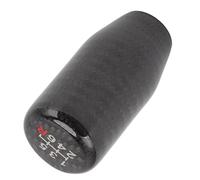 KIMISS Couvercle de Bouton en Fibre de Carbone avec 3 Adaptateurs - Ajustement Universel pour la Plupart des Voitures Manuelles et Automatiques, Garniture de Pommeau de Levier de Vitesse pour des