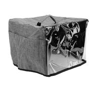 KIMISS Couvercle de Machine à Pain Durable avec Base, Couvercle Anti-poussière Imperméable en Tissu de Bœuf pour Petits Appareils avec Panneau Avant Transparent