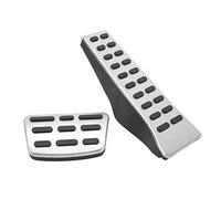 KIMISS Couvercle de Pédale d'accélérateur de Frein à Gaz pour Sonata Santa Fe-Remplacement de Pédale Antidérapante en Acier Inoxydable (at)