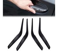 KIMISS Couvercle de Poignée de Porte Intérieure, Garniture de Poignée de Porte Intérieure Mate 4 Pièces OEM 51412991775 51412991776 pour E84 X1 2009-2015 Panneau D'accoudoir Avant