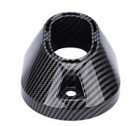 KIMISS Couvercle de Tuyau d'échappement à Bouclier Thermique pour 2021 - 2025, Imperméable en Fiber de Carbone et Résistant aux Hautes Températures