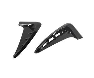 KIMISS Couvercle de Ventilation Latéral Avant de Voiture, Branchies Décoratives, Puissante, de Luxe pour X5 F15 M Sport 2014 à 2018 (Noir Brillant)