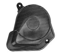 KIMISS Couvercle D'embrayage de Moteur de Moto [Marque] Couvercle D'embrayage de Moto Garde de Protection D'allumage de Moteur Pompe à Eau Style Fibre de Carbone Résistant à la Chaleur