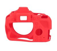 KIMISS Couvercle en Silicone de la Caméra, étui Molle Ultra Mince Protecteur Non Mince pour D3500, Noir, ajusté avec Un Compartiment de Batterie Ouvrant en Bas (Rouge)