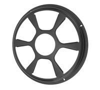 KIMISS Couverture de Gril de Haut-Parleur de 10 Pouces-Grille de Protection en Fer Noir pour Voiture, Camping-Car, Ajustement avec Une élasticité élevée