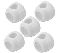 KIMISS Couverture de Poignée de Porte de sécurité de 5pcs - Manches de Protection Anti-collision pour l'installation Facile, s'adapte aux Poignées Rondes Standard, Matériau PP Non Toxique, Blanc