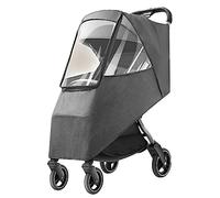 KIMISS Couvre-pluie de Poussette Universelle - Imperméable Imperméable, Arc à Poussière pour les Tout-petits - Bouclier Météorologique de Voyage pour les Poussettes et les de Jogging (GRAY)
