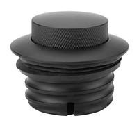 KIMISS Couvre-réservoir pour réservoir d'essence de moto, Bouchon de réservoir de carburant à visser bouchon up (Noir) Pour CVO FXDFse 2009