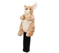 KIMISS Couvre-tête de Kangourou en Forme d'animal Drôle et, Couvre-Chef de Club de en Peluche, Protection élégante pour Vos Clubs pour Le Cours