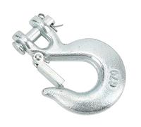 KIMISS Crochet de Remorquage avec Crochet de sécurité à Chape de 5/16 Pouces, Acier au Carbone Robuste pour Treuil de Remorque, capacité de Charge de 4 700 Lb, Idéal pour le Remorquage et la