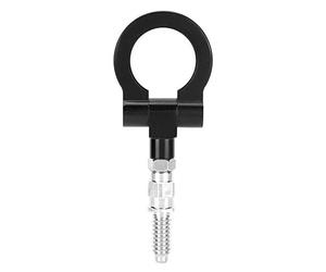 KIMISS Crochet de remorquage, Crochet de remorquage de Voiture européenne pour 3 Series E39 E92 E91 E90 E46 E36 (Noir)