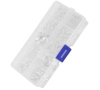 KIMISS Crochets de Boucles d'oreilles pour la Fabrication de Bijoux, Bricolage, Fabrication Artisanale, Fermoir à Homard, Ensemble de Crochets (Argent-boîte unique)