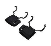 KIMISS Crochets d'haltérophilie Réglables - Sangles de Poignet Durables pour Entraînements de Gym, Tractions, Soulevés de Terre - Crochet Antidérapant pour des Performances Améliorées