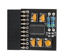 KIMISS Cryptage TPM 2.0, Module de sécurité sécurisé 20 Broches LPC Pro TPM2.0 Installation Facile et Stable SPI Durable pour Win