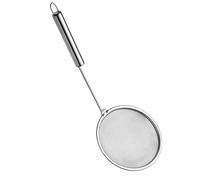 KIMISS Cuillère d'écumage en Acier Inoxydable, Passoire à Graisse à Mailles Fines avec Long Manche pour Pot Chaud, Ustensile de Cuisine en Mousse d'écumage de Graisse (S 22,5 cm/8,86 pouces de