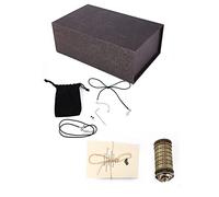 KIMISS Da Cryptex Lock Holder - Verrouillage par Mot de Passe Classique pour Une Surprise de Fiançailles, pour Romantique