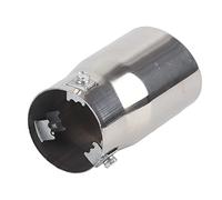 KIMISS D'Échappement Silencieux Tuyau D'échappement Universel pour voiture, 30-51 mm, acier inoxydable(Biseau)