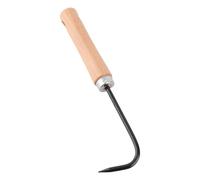 KIMISS Désherbeur de Jardin de Mauvaises Herbes - Cultivateur Manuel avec Manche en Bois pour Les Tâches d'ameublissement du Sol et de Creusement (Couleur Assortie)