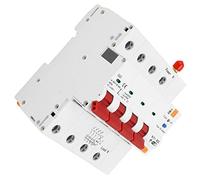 KIMISS Disjoncteur WiFi avec Protection contre les Fuites, Télécommande Rail DIN 63A 4P, Disjoncteur Intelligent pour Domotique, Compatible avec l'application Ewelink