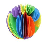 KIMISS Dog Snuffle Ball - Ball Treat à Littoral Interactif pour Les Chiens | Jouet d'enrichissement pour l'entraînement aux Odeurs, Le Soulagement du Stress et l'alimentation Lente (20 cm / 7,9
